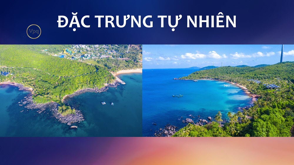 Đặc trưng địa hình của phân khu Nautical District Hon Thom