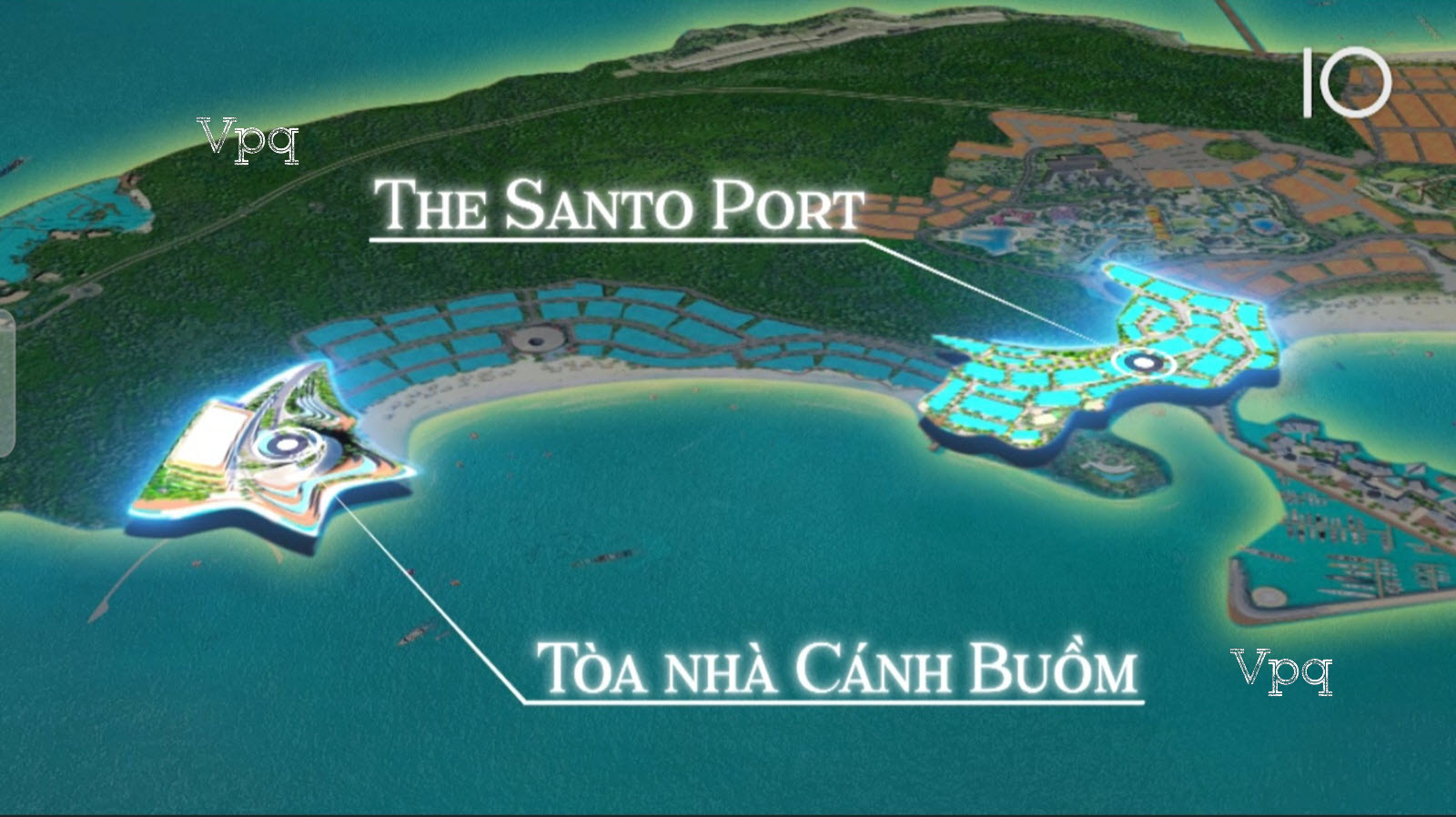 10 Design với với T&ograve;a nh&agrave; C&aacute;nh Buồm v&agrave; khu phố thương mại The Santo Port