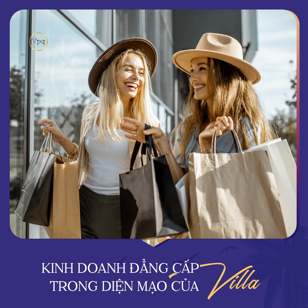 Kinh doanh thời trang hàng hiệu tại Commercial Villa