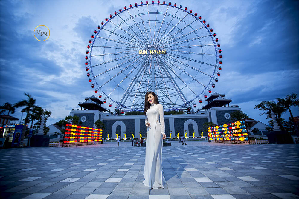 Á hậu Huyền My tại Asia Park