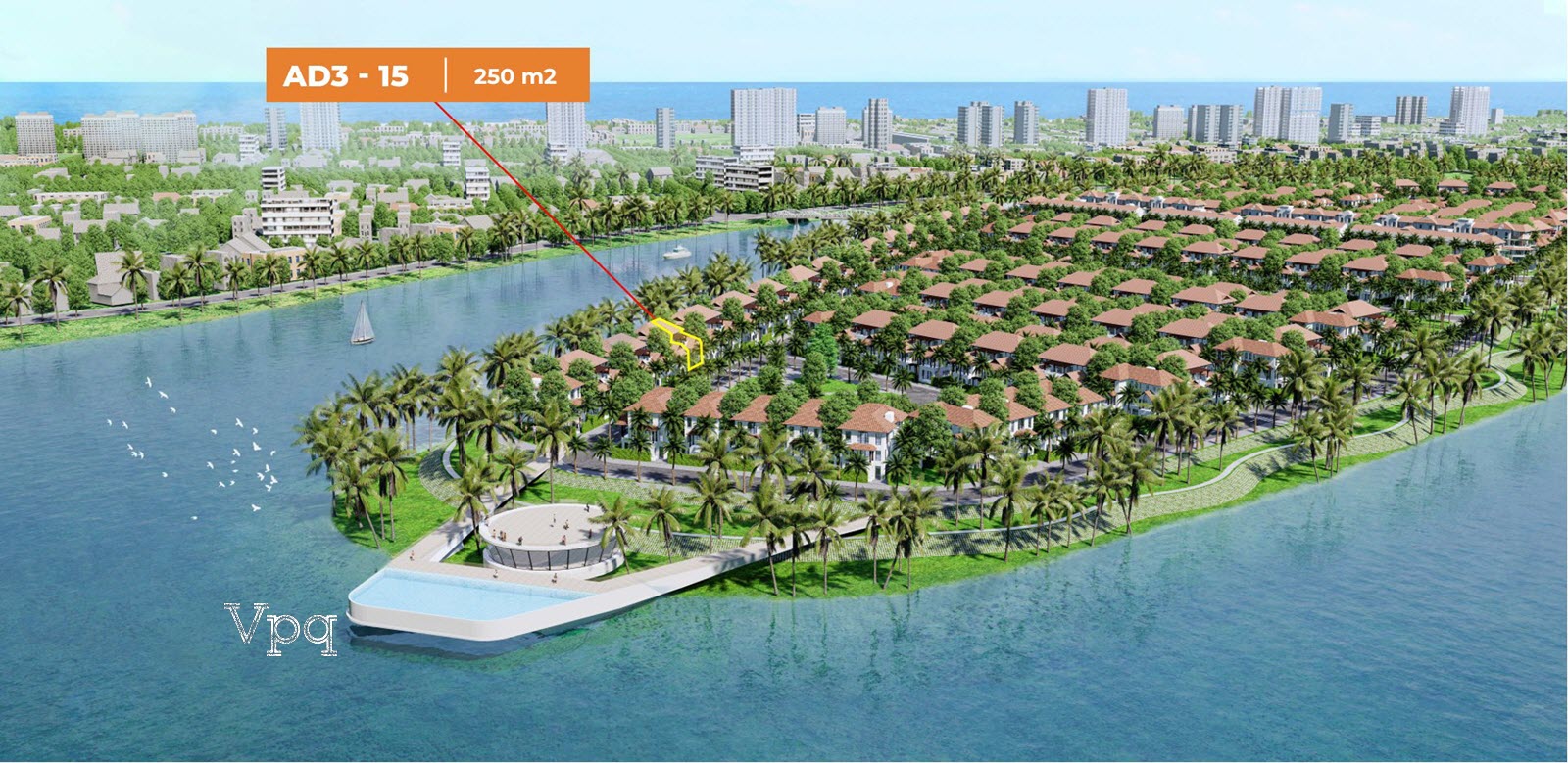 Vị trí A315 trên đảo Ánh Dương Sunneva Island