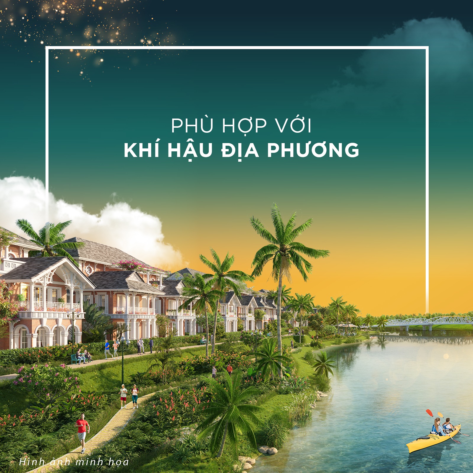 Biệt thự ven s&ocirc;ng ph&ugrave; hợp kh&iacute; hậu địa phương