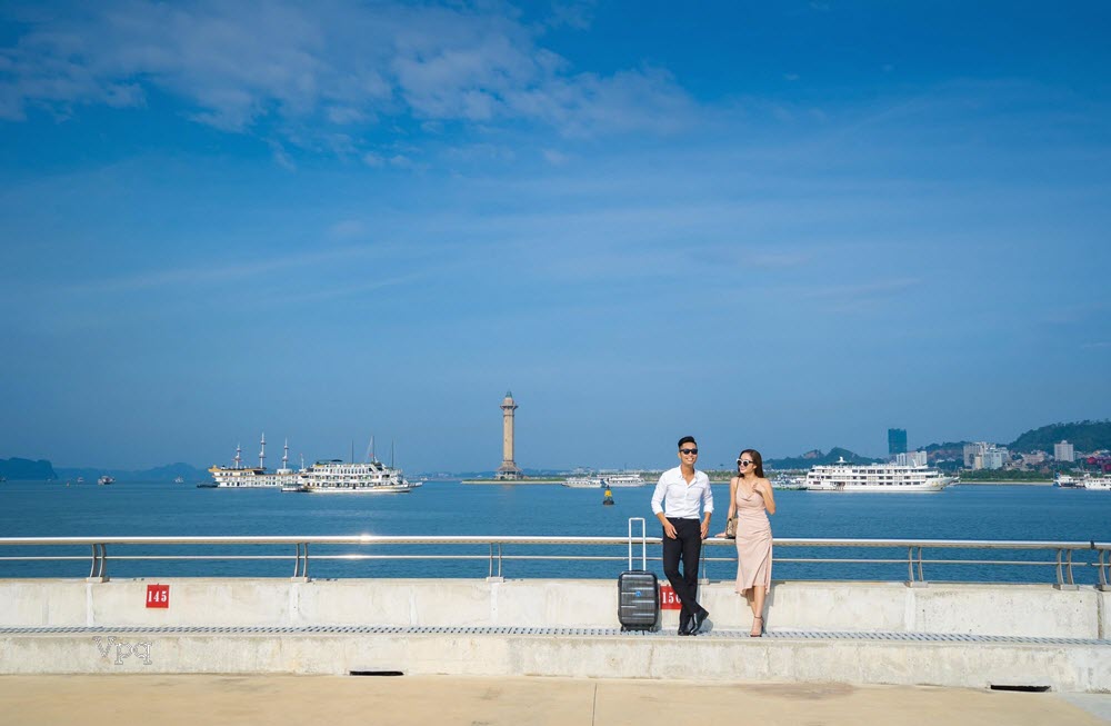 Không gian bên ngoài Cảng Tàu Khách Quốc Tế Hạ Long