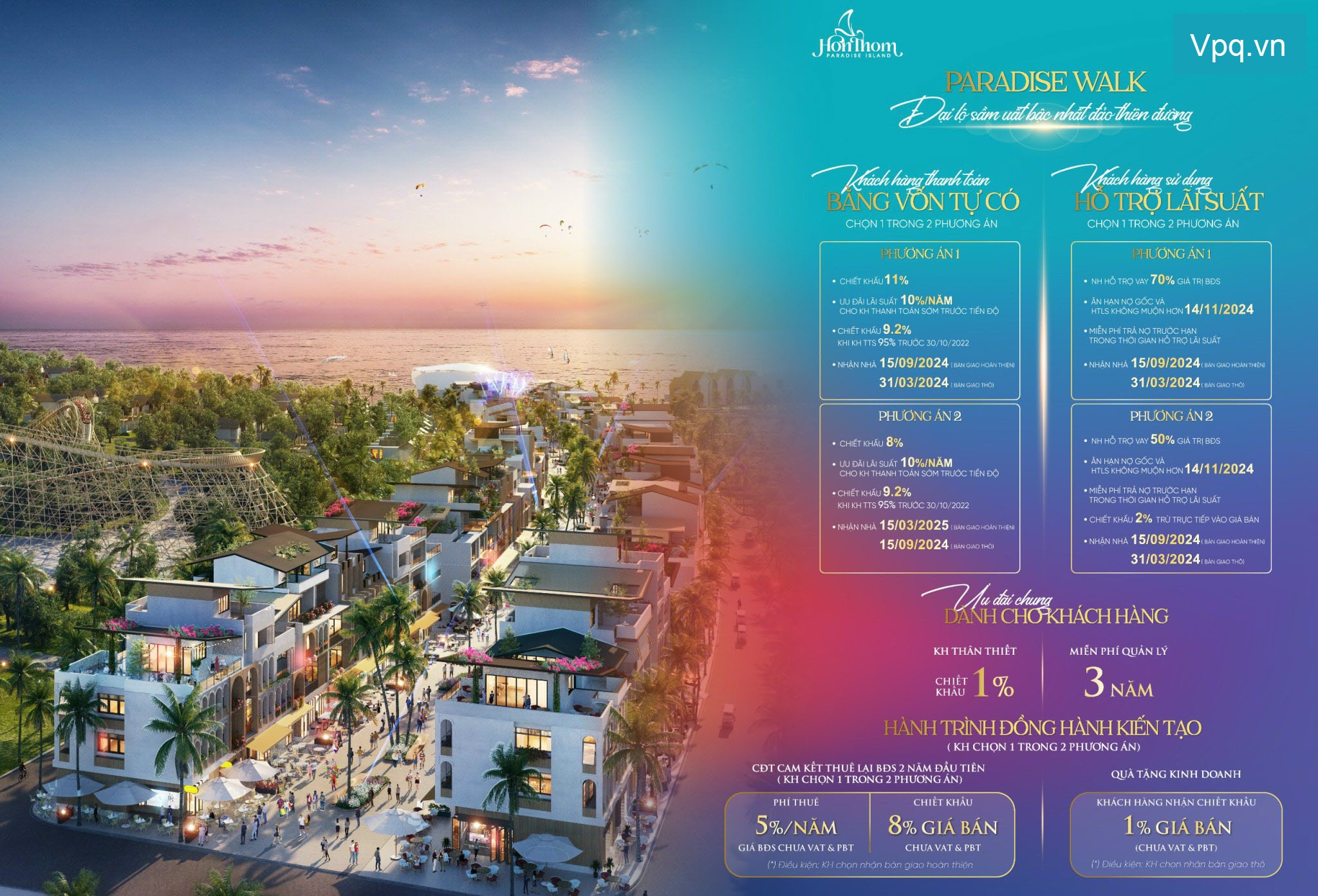Chính sách bán hàng Paradise Walk tháng 11 năm 2022