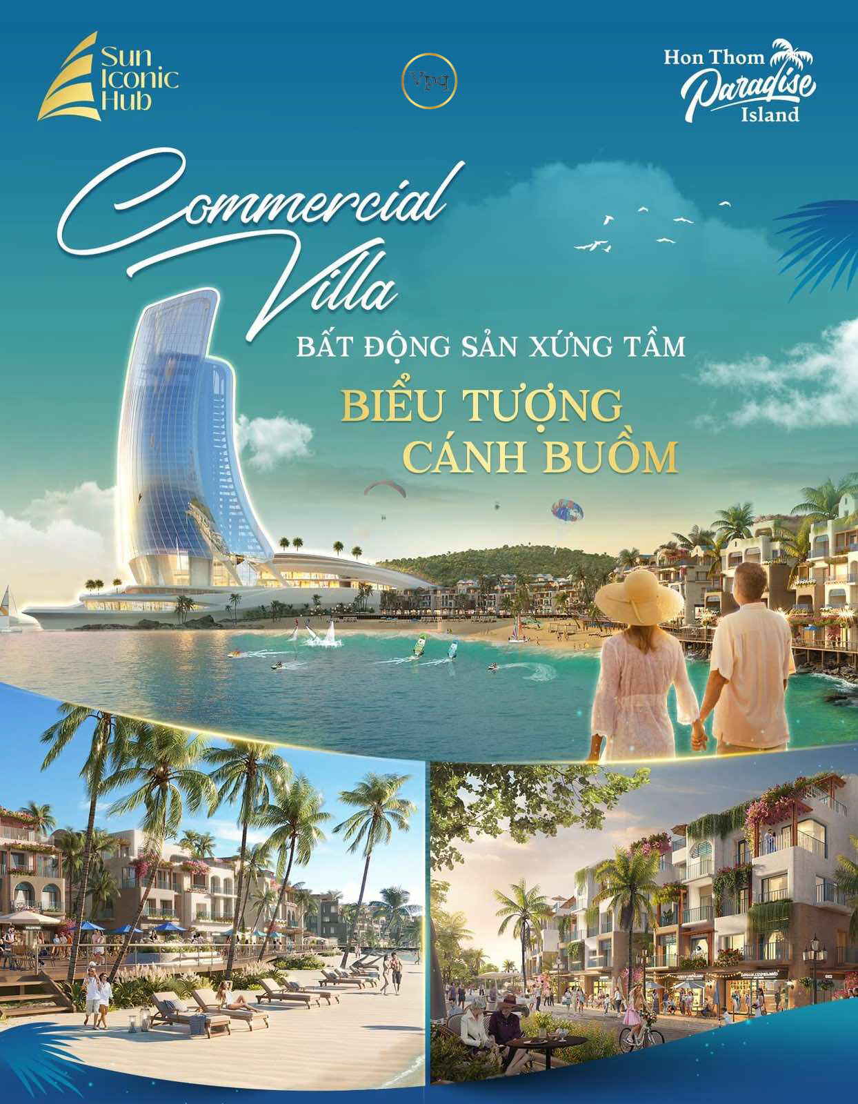 Commercial Villa là bất động sản xứng tầm biểu tượng tòa nhà Cánh Buồm
