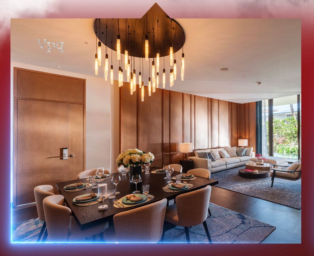 Nội thất ph&ograve;ng kh&aacute;ch dinh thự Signature Gran Meli&aacute; Nha Trang