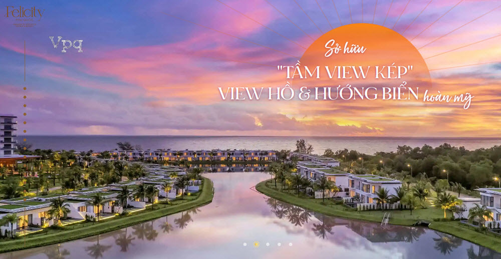 Sở hữu tầm view kép, view hồ, hướng biển hoàn mỹ