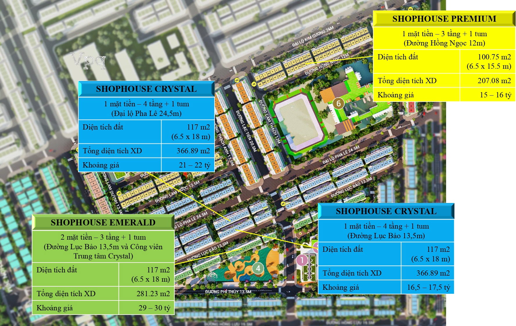 Giá bán Shophouse Crystal City - Meyhomes Phú Quốc - Ảnh 2