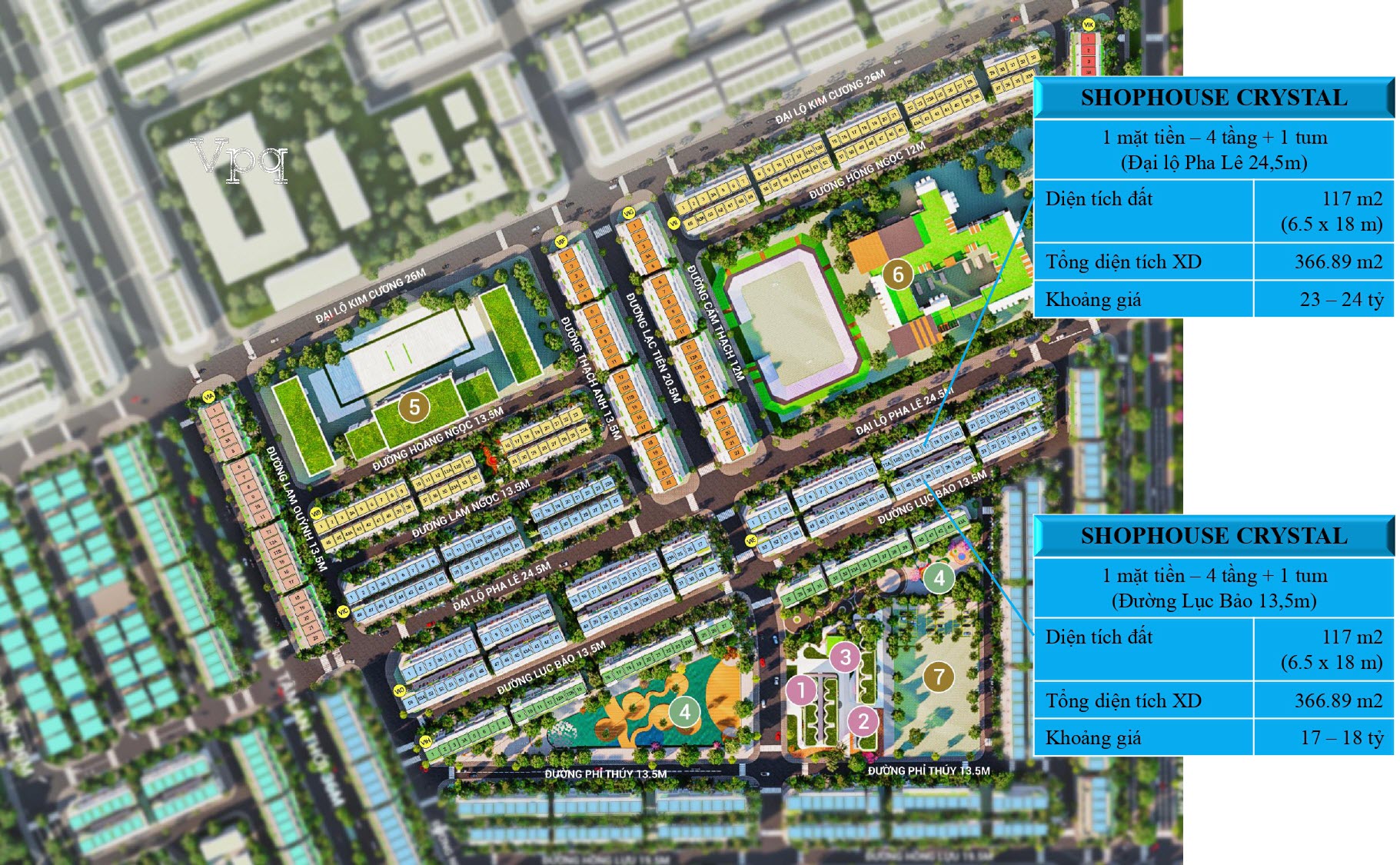 Giá bán Shophouse Crystal City - Meyhomes Phú Quốc - Ảnh 3