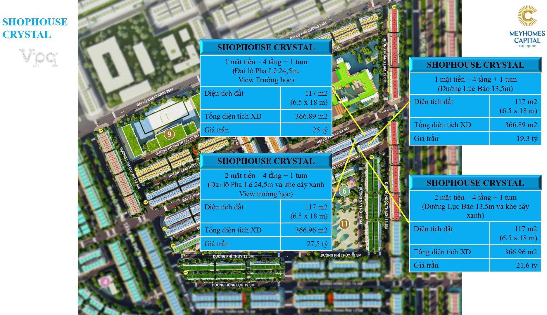 Giá bán Shophouse Crystal City - Meyhomes Phú Quốc - Ảnh 6