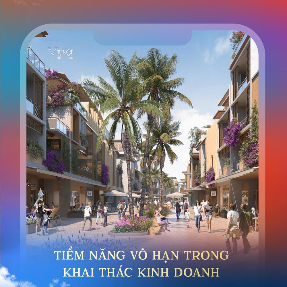 Paradise Walk sở hữu vị trí trung tâm của các luồng khách du lịch di chuyển