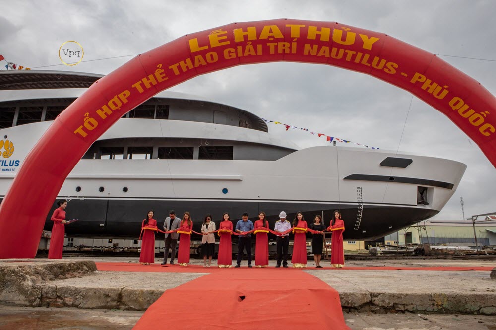 Hình ảnh lễ hạ thủy Tổ hợp thể thao giải trí trên biển Nautilus tại Phú Quốc