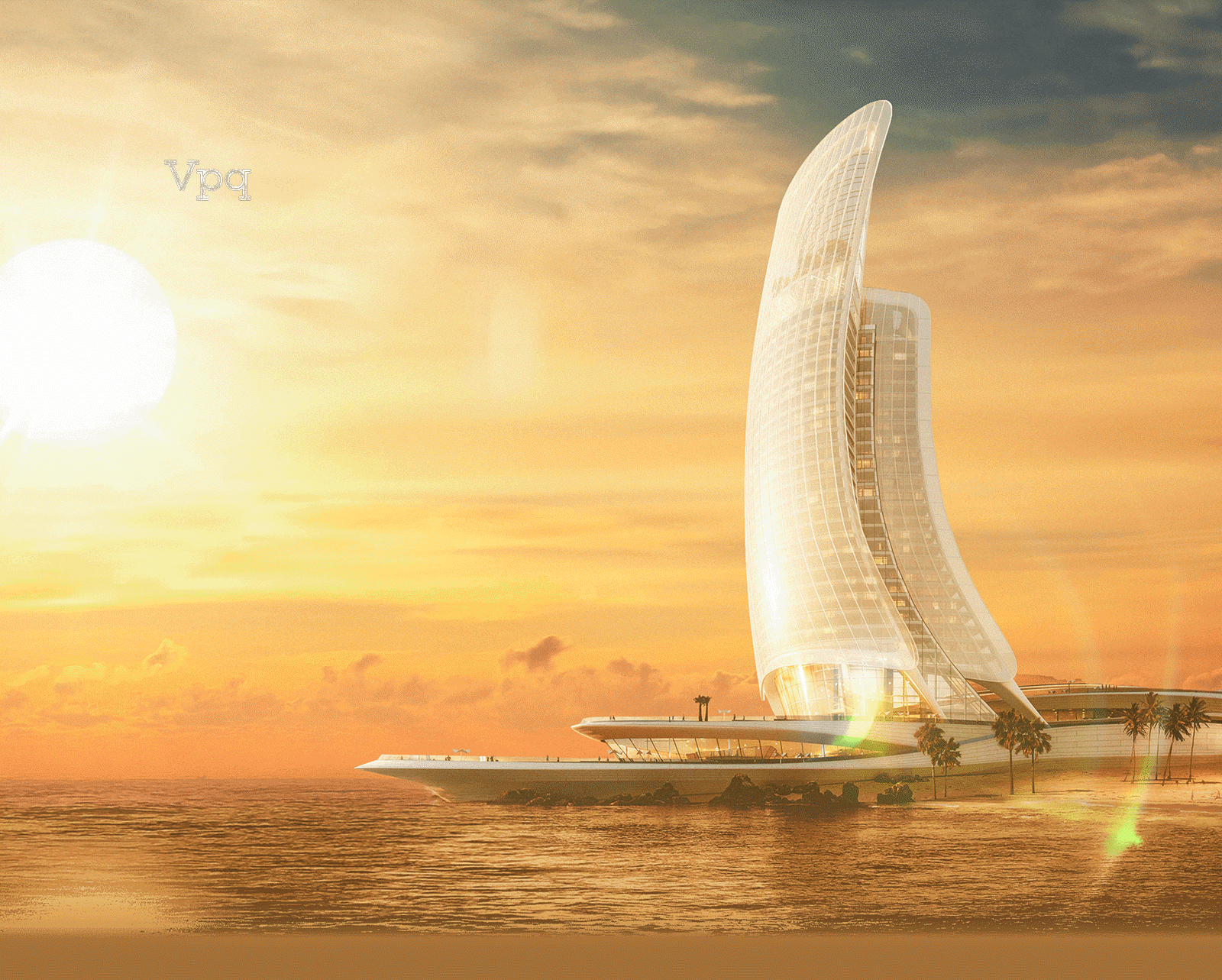 Tòa Nhà Cánh Buồm - Biểu Tượng cho sự thịnh vượng của Hon Thom Paradise Island