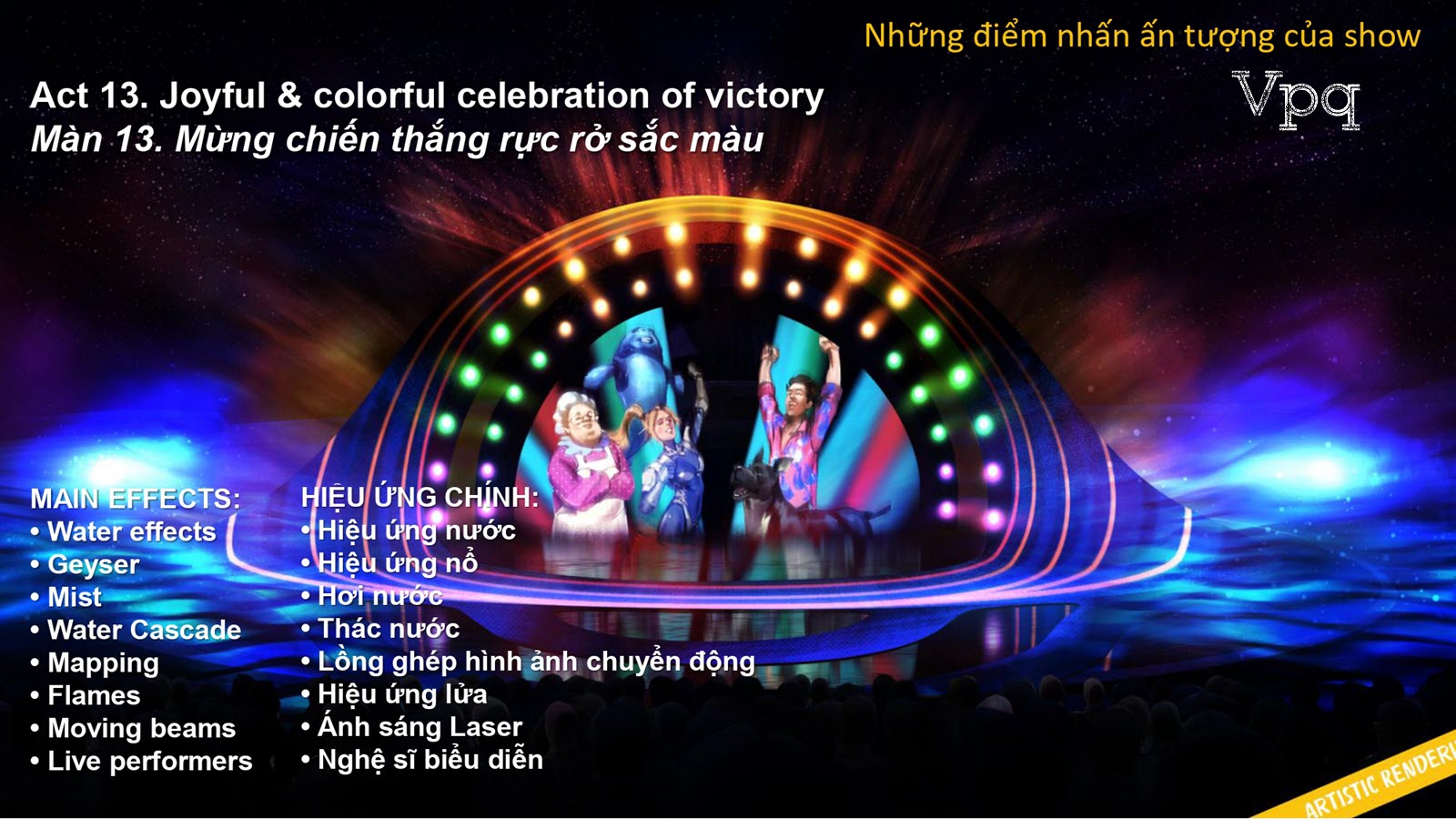 Màn 13: Mừng chiến thắng rực rở sắc màu