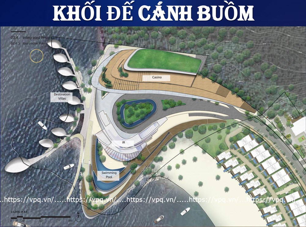 Hình ảnh khối đế tòa nhà Cánh Buồm biểu tượng