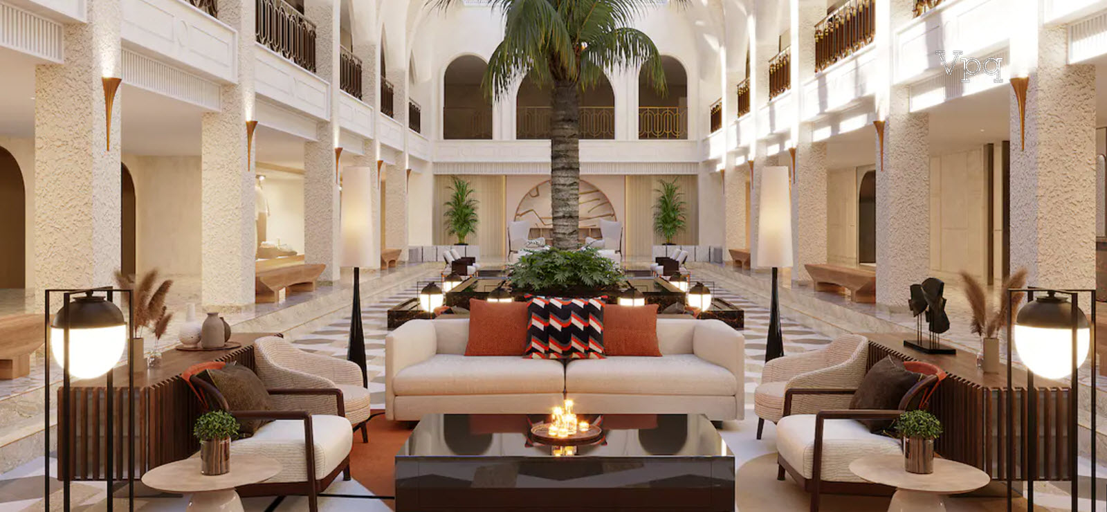 Sảnh Lobby khách sạn La Festa Phu Quoc
