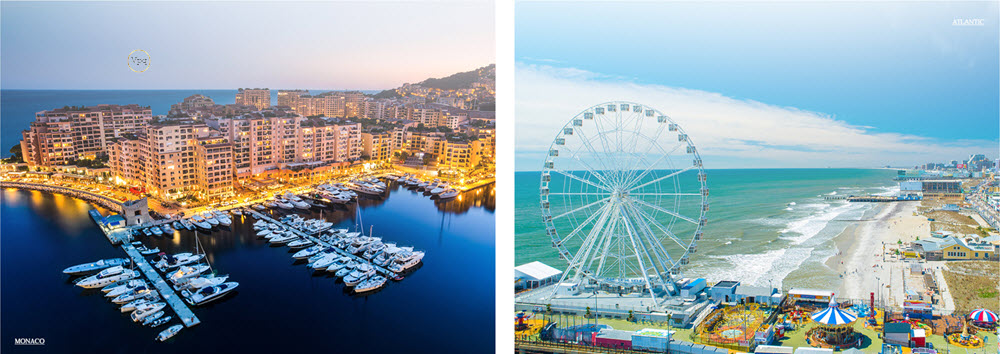 2 đảo thiên đường nổi tiếng thế giới: Monaco và Atlantic