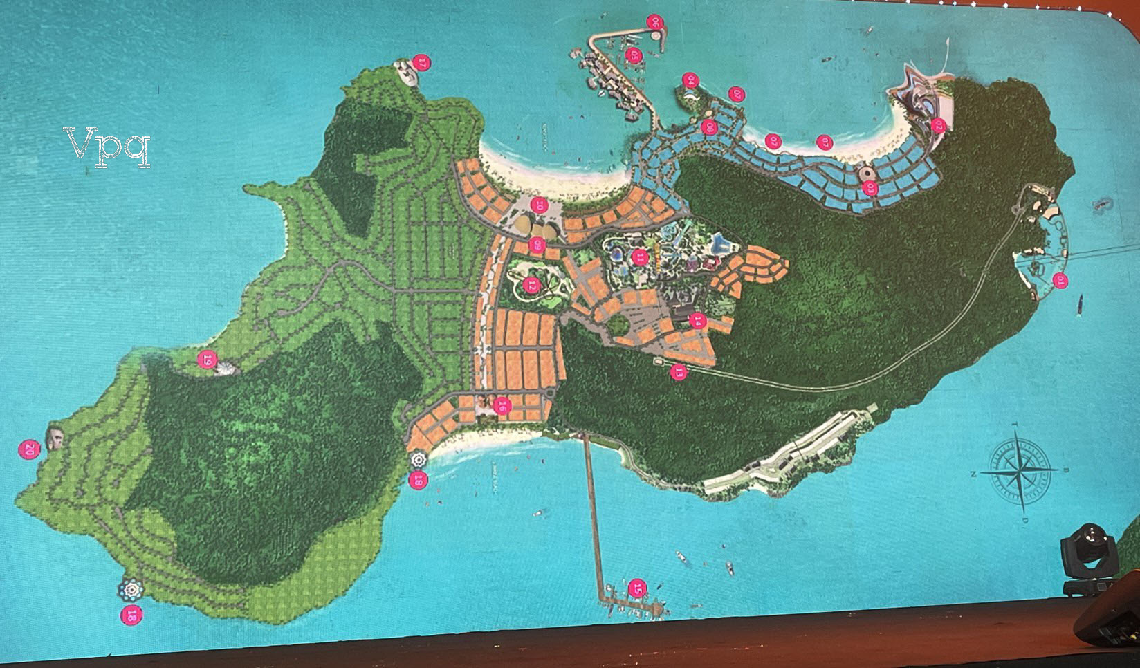 Vị trí 3 hợp phần Hon Thom Paradise Island