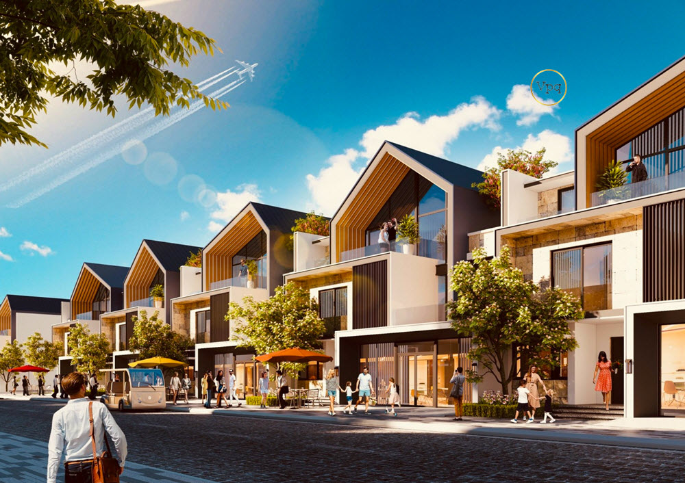 Phối cảnh Retail Villa dự &aacute;n Sun Secret Valley