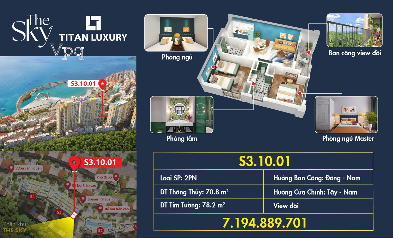Nội thất căn hộ Hillside Phú Quốc