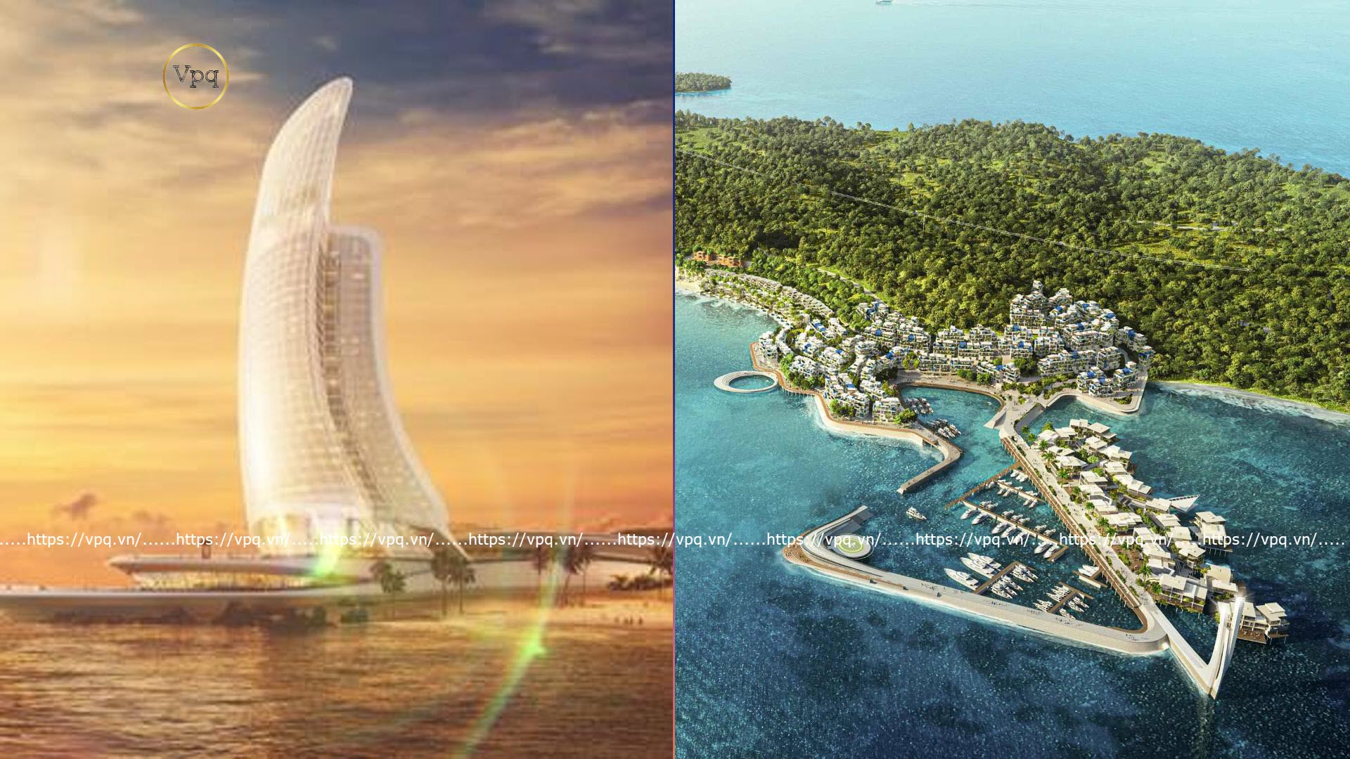 Dự án Shophouse Marina phong cách Santorini tại Hòn Thơm