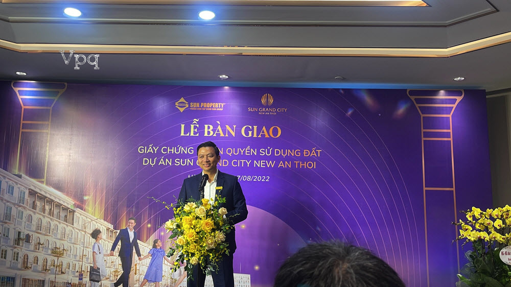 Ông Hoàng Đức Dũng phát biểu tại sự kiện