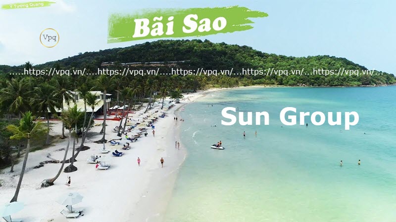 Bãi Sao với cát trắng mịn và làn nước xanh lam ngọc đặc trưng