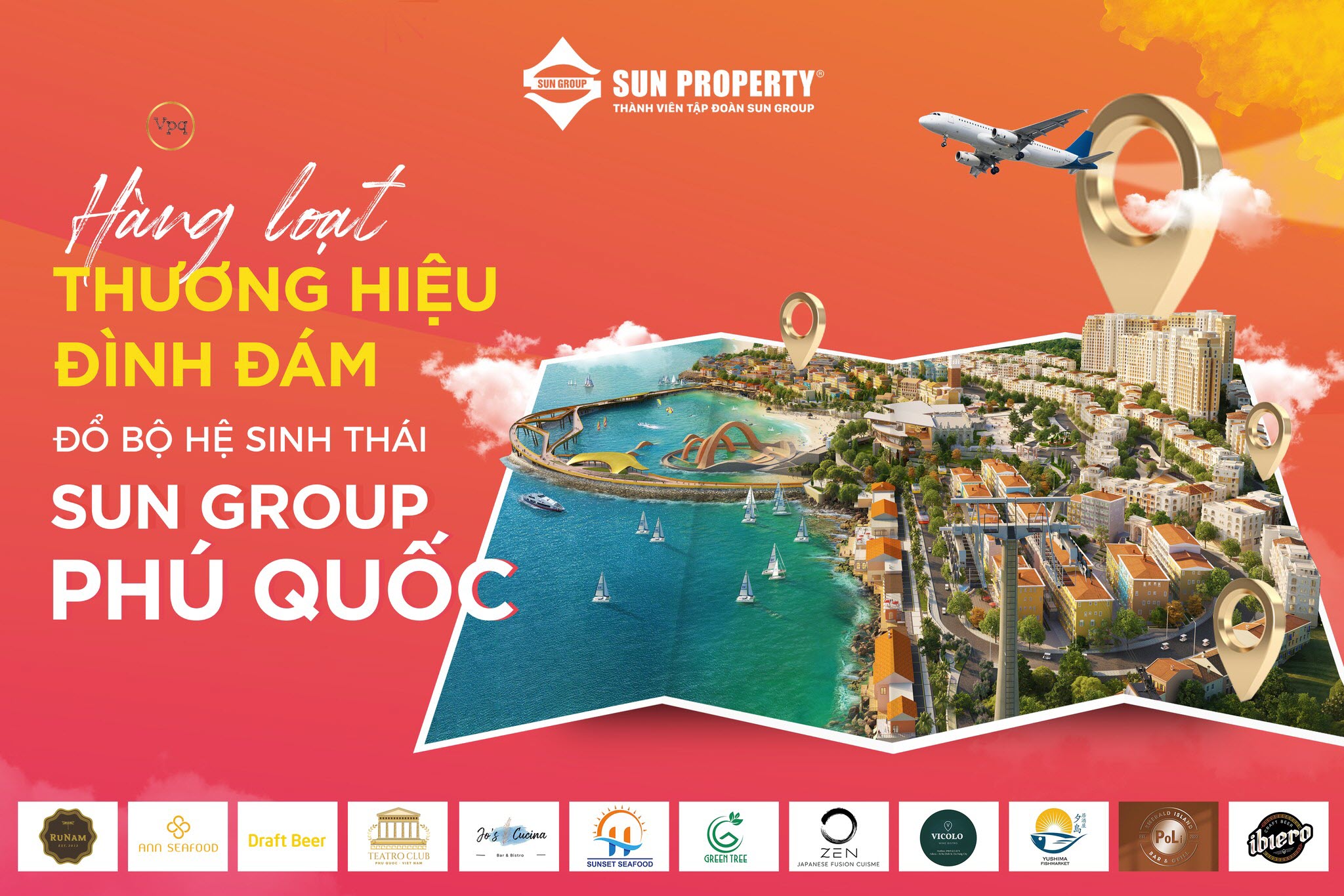 Những thương hiệu đình đám đổ bộ hệ sinh thái Sun Group Phú Quốc