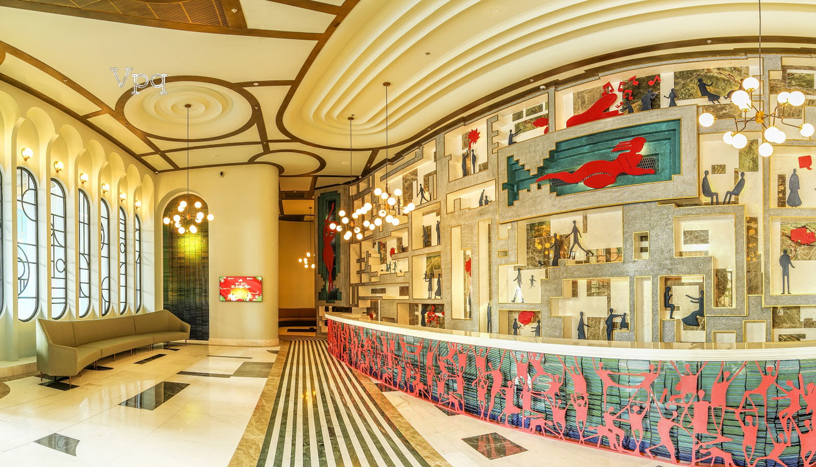 Sảnh tầng 1 Sun Signature Galley Phú Quốc