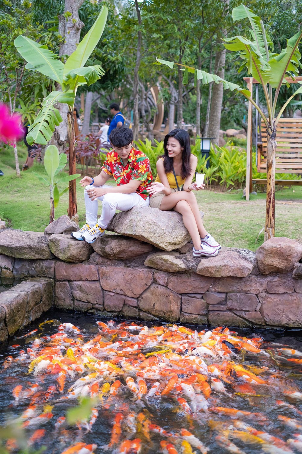 Check In tại Hồ Cá Koi Hòn Thơm