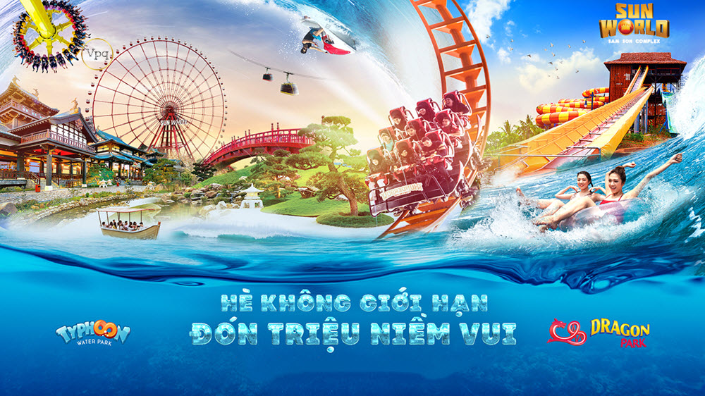 H&atilde;y đến với Sun World Sầm Sơn để tận hưởng kh&ocirc;ng gian kỳ th&uacute;