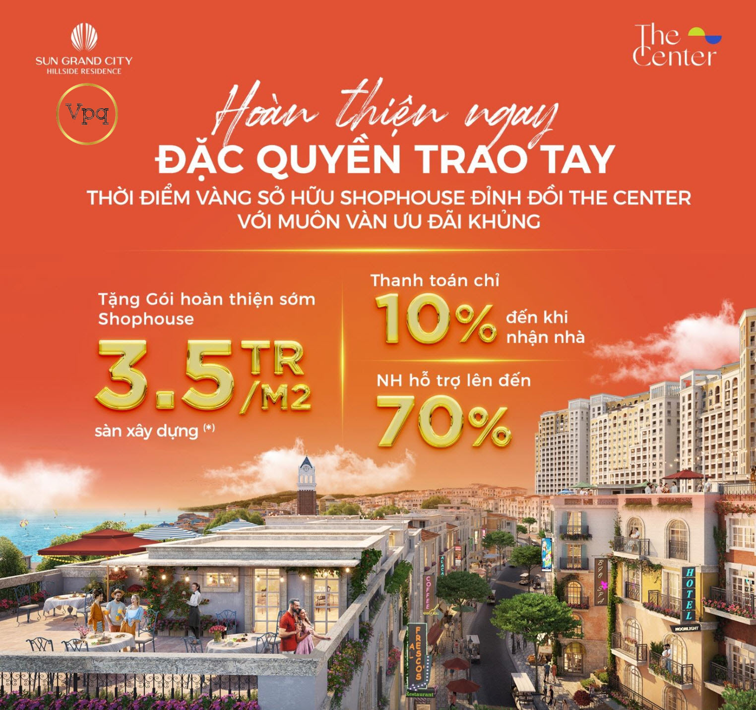 Ưu đ&atilde;i khi chủ sở hữu ho&agrave;n thiện nh&agrave; sớm d&agrave;nh ri&ecirc;ng cho quỹ căn The Center đang mở b&aacute;n