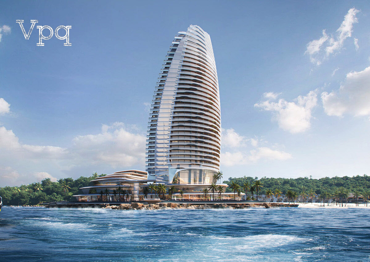 Phối cảnh minh họa The Luxury Collection Đảo Hòn Thơm