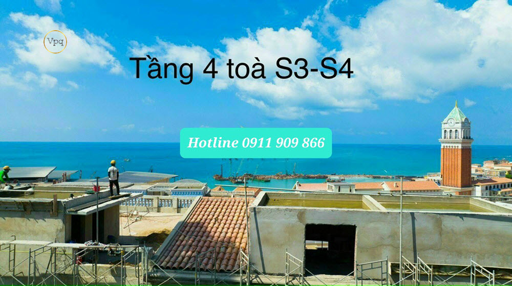 View từ tầng 4 căn hộ The Sky Phú Quốc