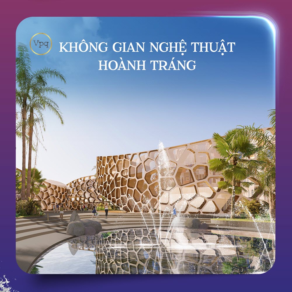 Đảo Thiên Đường sở hữu nhiều không gian nghệ thuật hoành tráng
