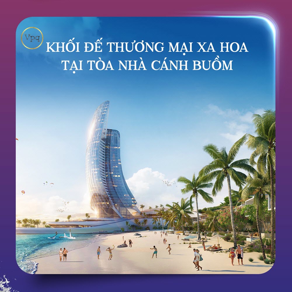 Khối đế thương mại xa hoa tại tòa nhà Cánh Buồm biểu tượng
