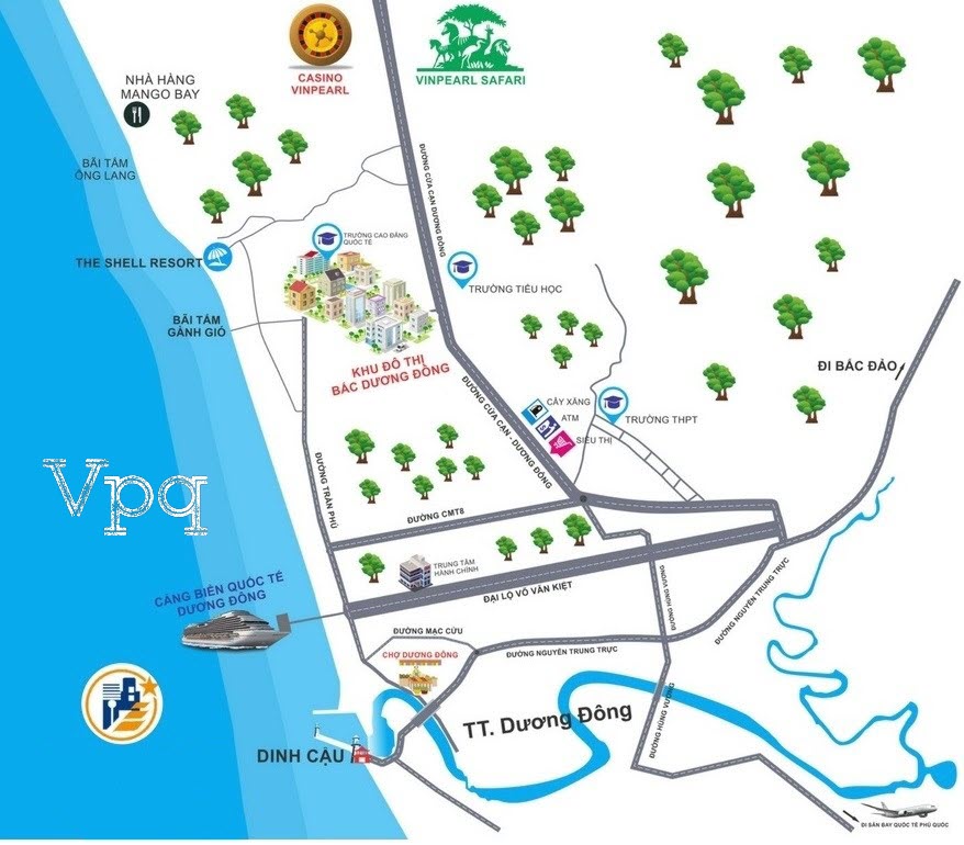 Liên kết vùng KĐT Bắc Dương Đông Phú Quốc