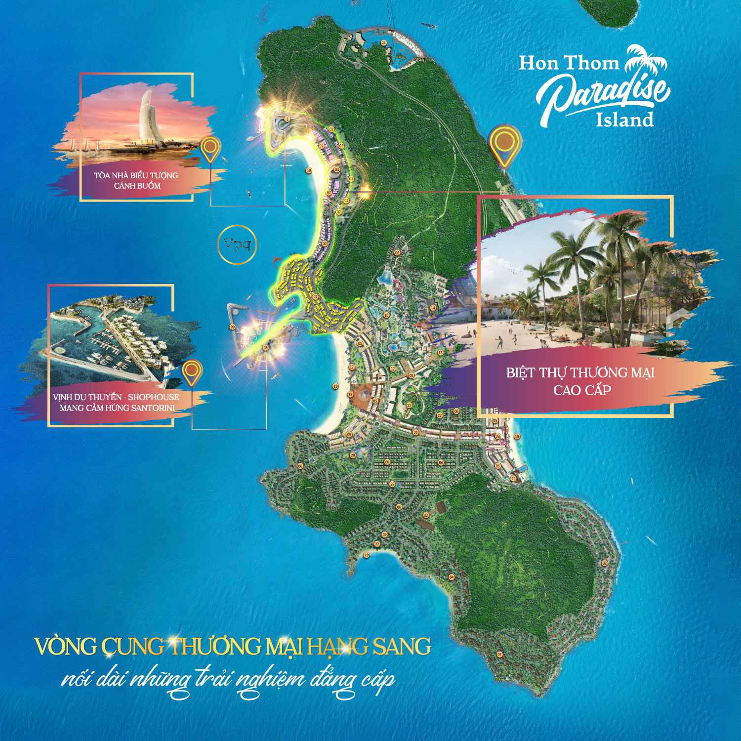Vòng cung thương mại hạng sang nối dài những trải nghiệm đẳng cấp
