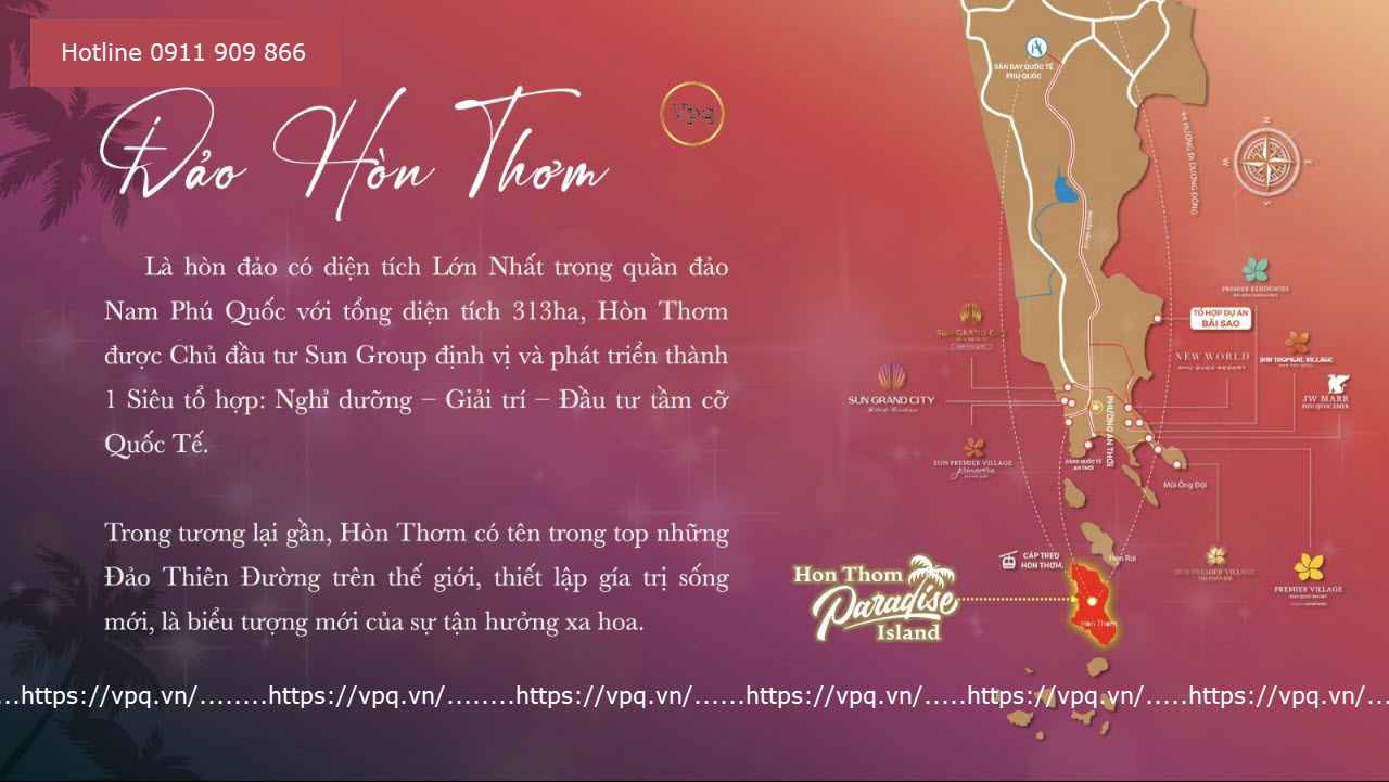 Vị trí độc tôn, trung tâm của hệ sinh thái của Hòn Thơm