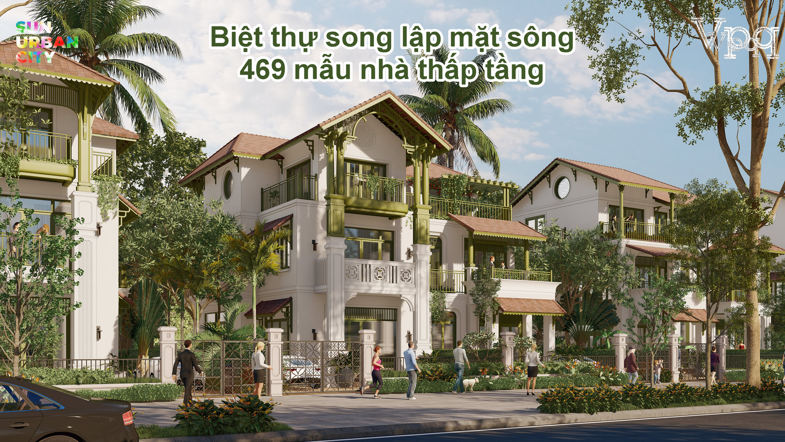 Những căn biệt thự độc bản với 469 mẫu nhà thấp tầng khác nhau