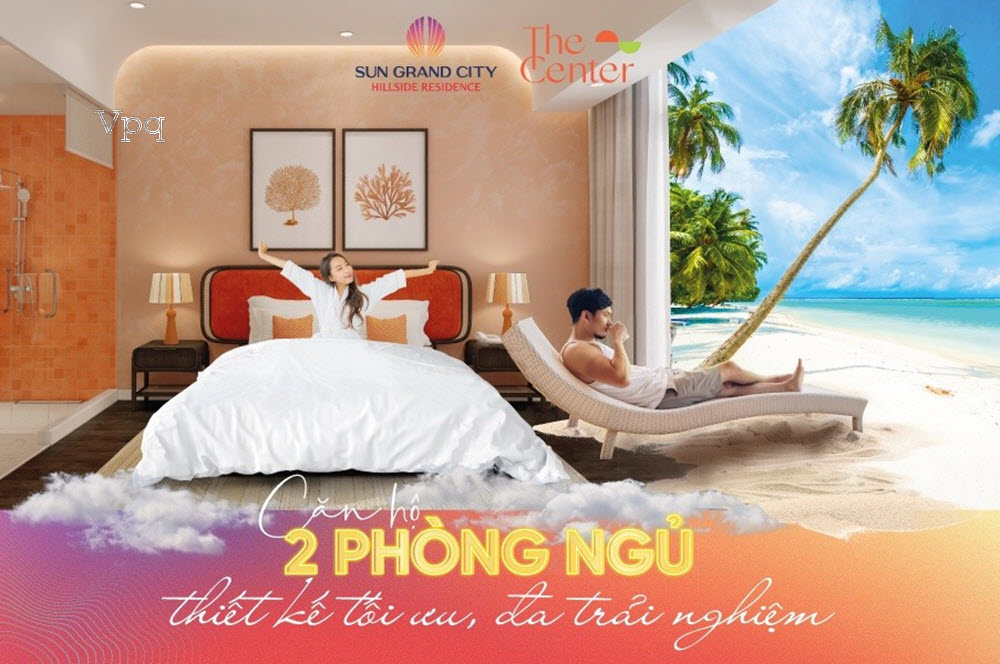 Căn hộ 2 ph&ograve;ng ngủ, thiết kế tối ưu, đa trải nghiệm