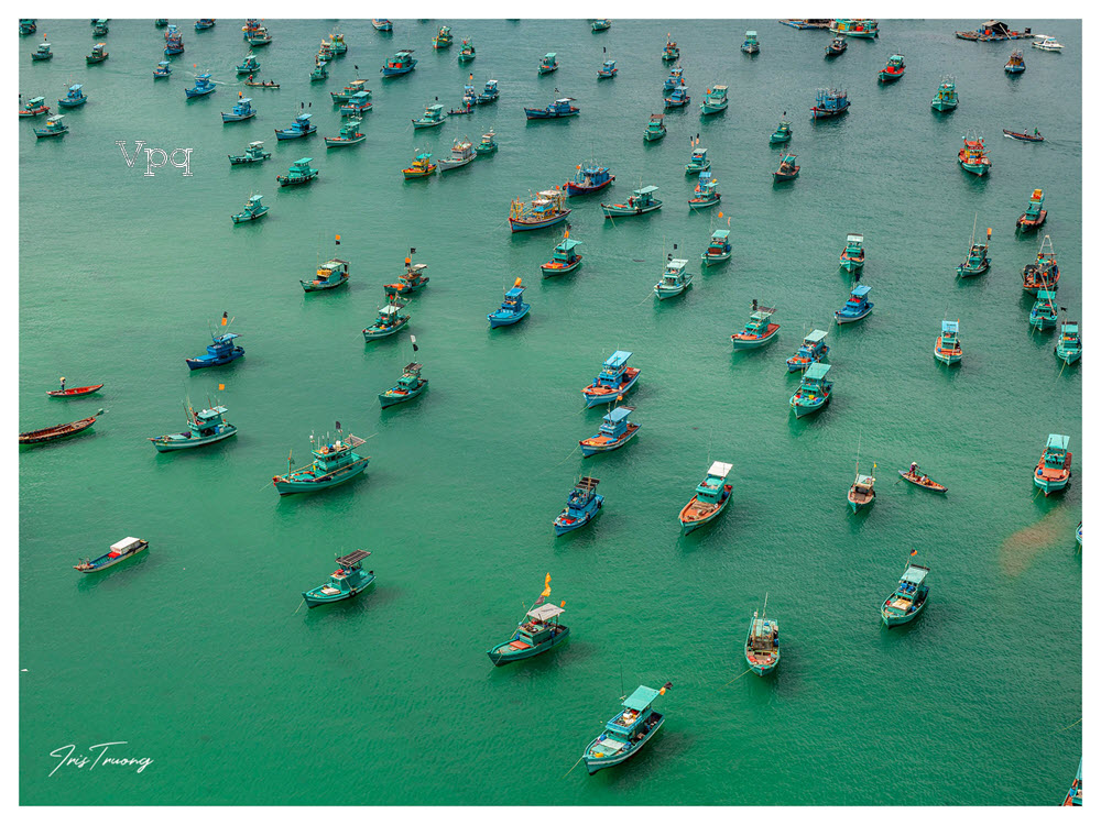 Ngắm nhìn làng chài An Thới từ trên cao