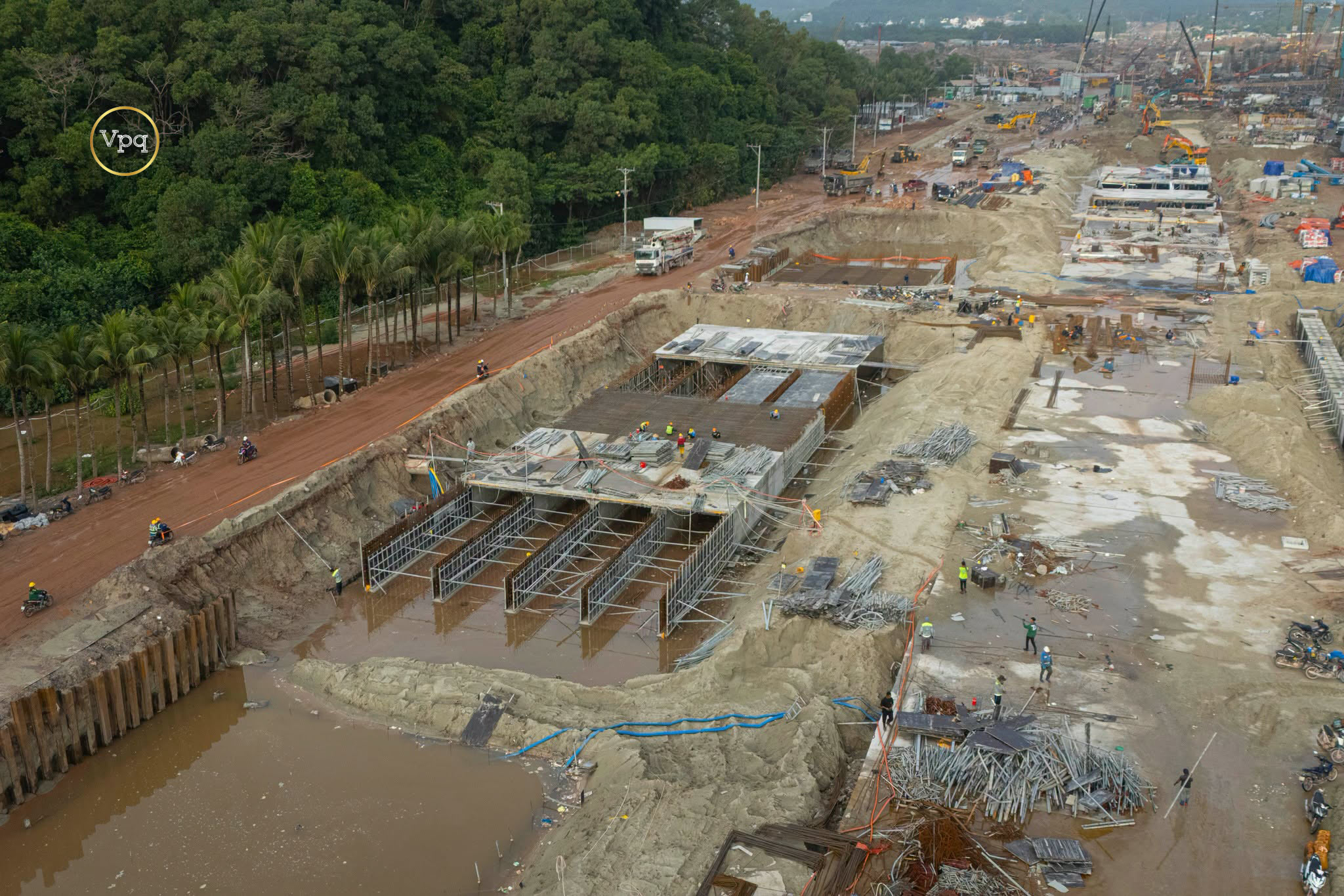 Trục đại lộ APEC Phú Quốc đang được đẩy nhanh thi công