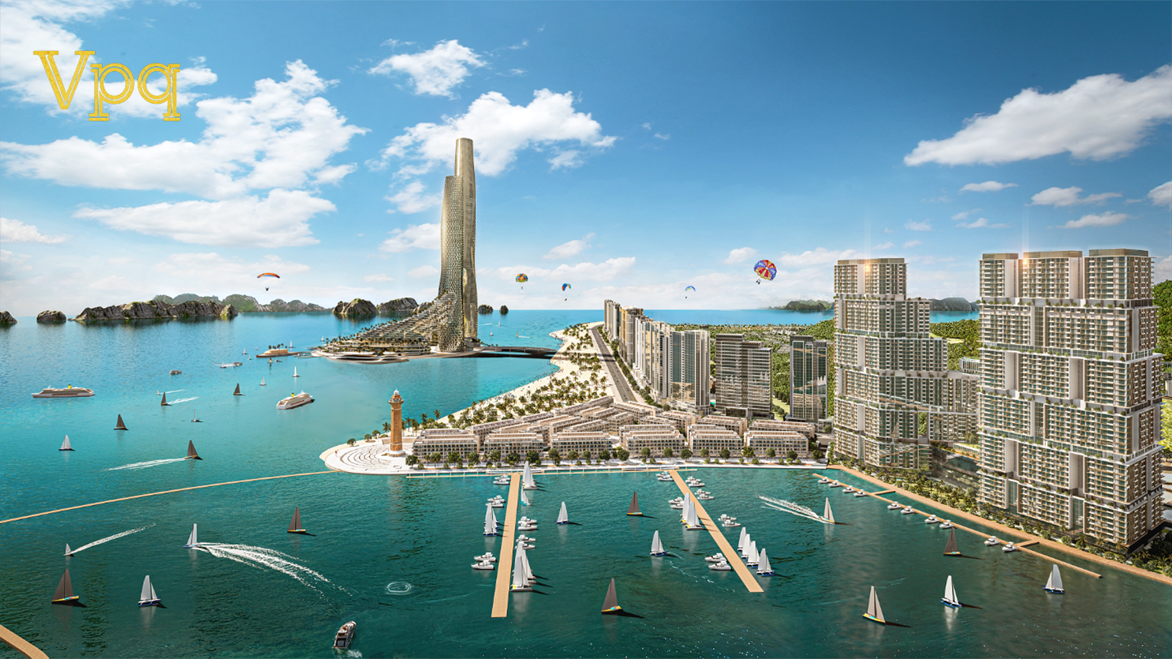 Ảnh phối cảnh Dự án Công viên Đại dương Hạ Long (Sun Elite City)