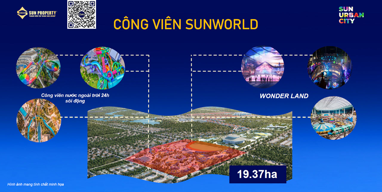 Công viên trong nhà Wonder Land nằm trong khuôn viên Sun World Hà Nam