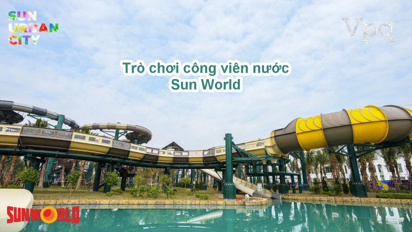 Trờ chơi đầu tiên công viên nước Sun World Hà Nam đã hoàn thiện