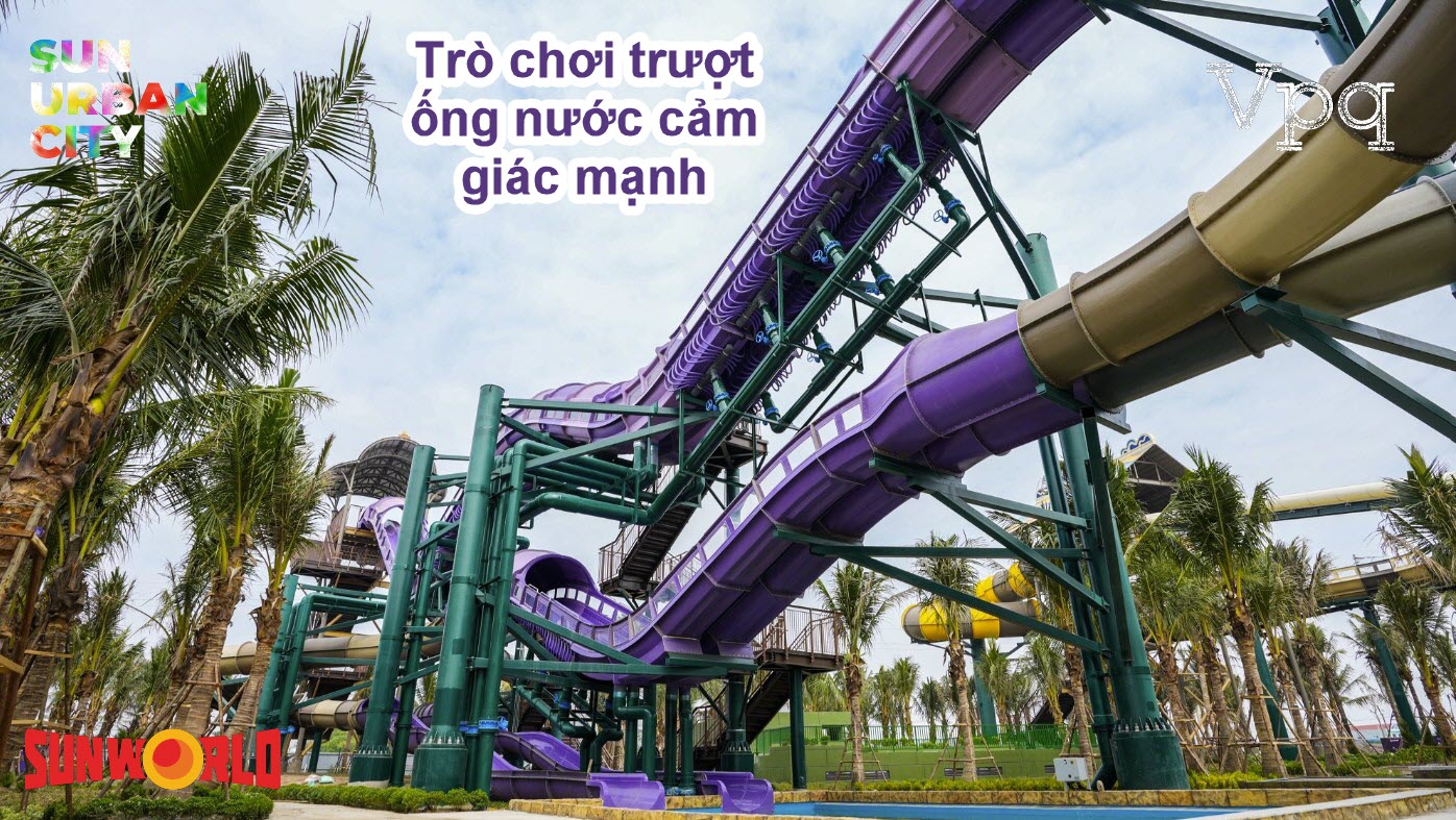 Trò chơi ống trượt nước cảm giác mạnh