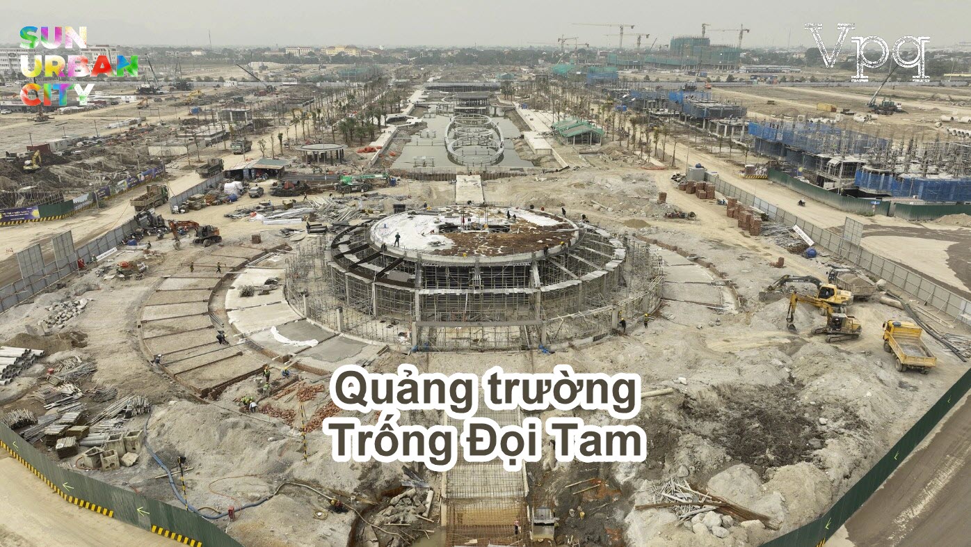 Công trình quảng trường Trống Đọi Tam và trục công viên lễ hội