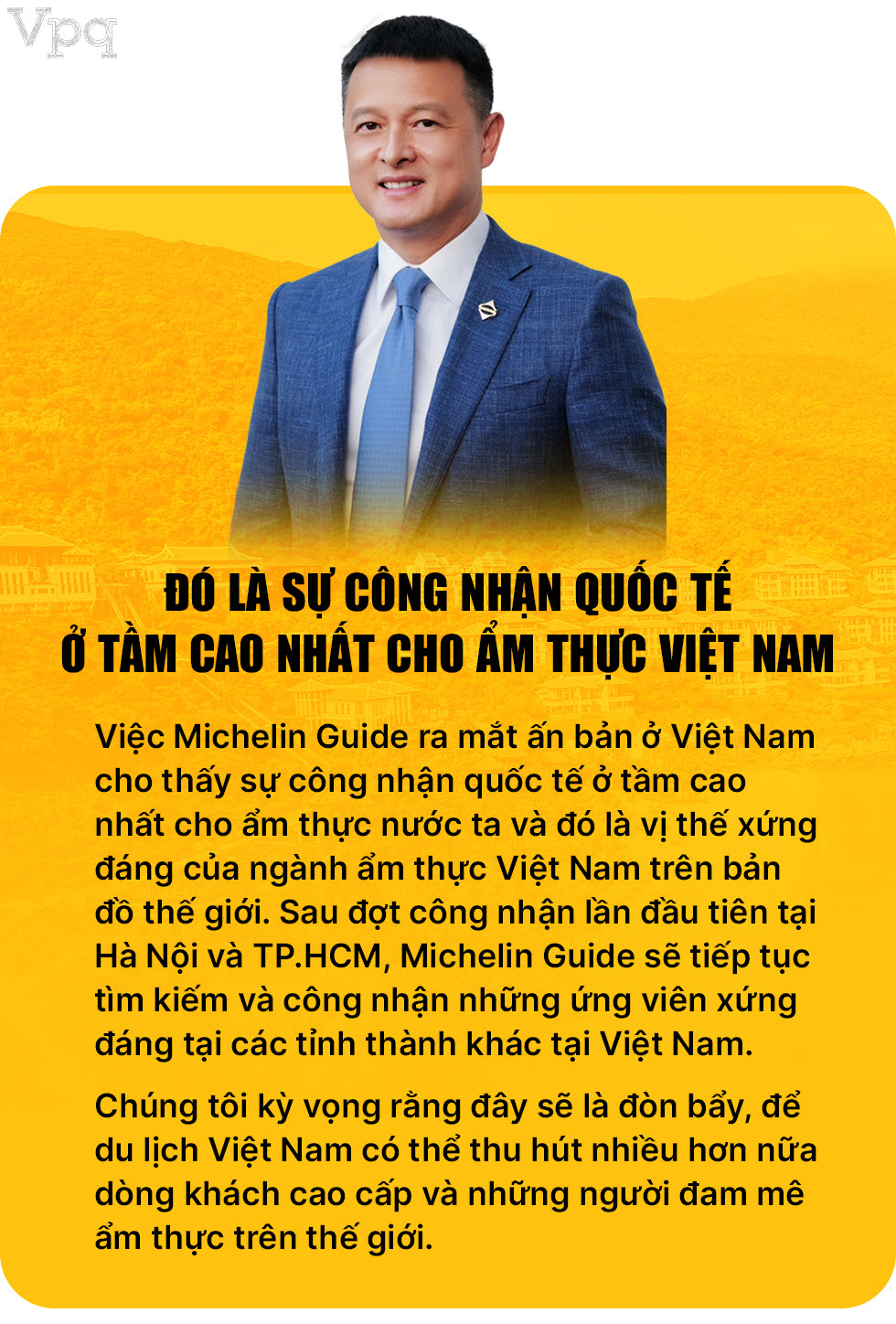 Chia sẻ ông Đặng Minh Trường về Michelin Guide