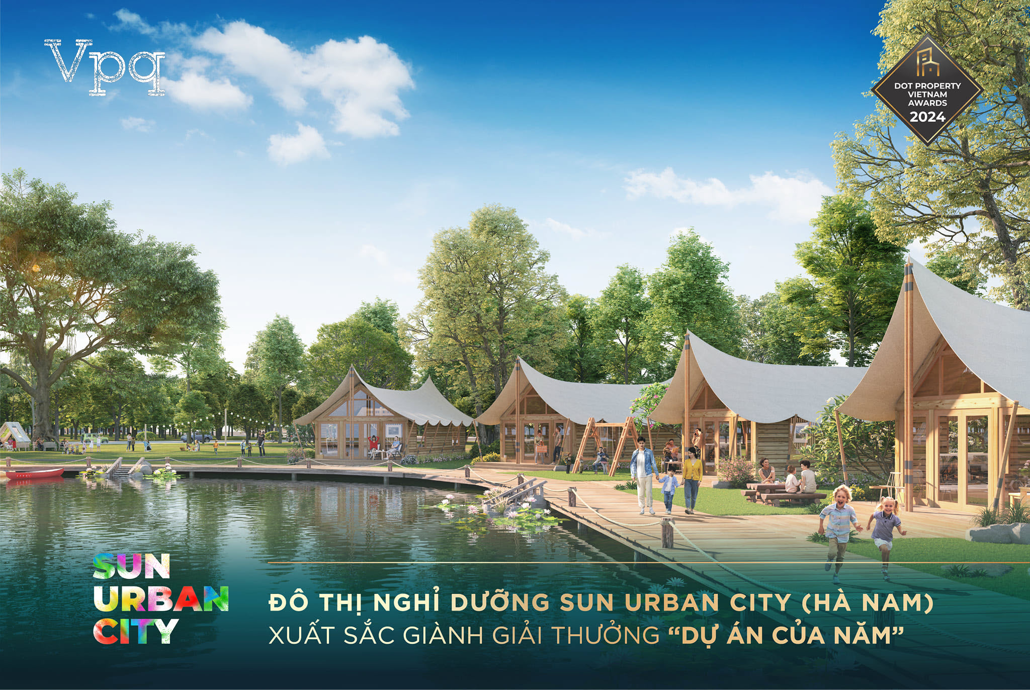 “Dự án của năm” đã gọi tên Đô thị nghỉ dưỡng Sun Urban City (Phủ Lý, Hà Nam) do Sun Group phát triển.